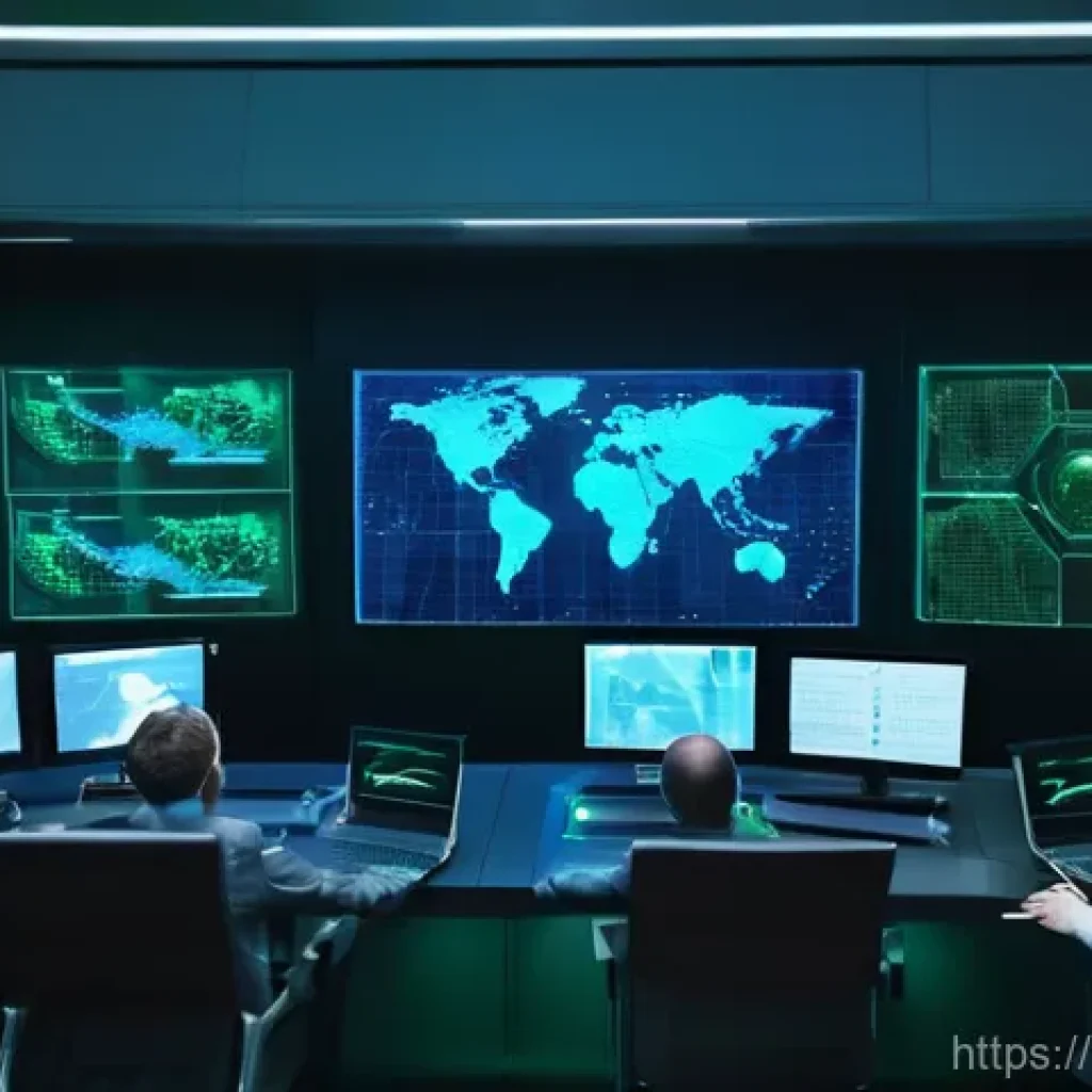 사이버 범죄 국제 협력 - **Prompt 1: Global Cyber Security Alliance - Unified Defense**
    A high-definition, cinematic shot...