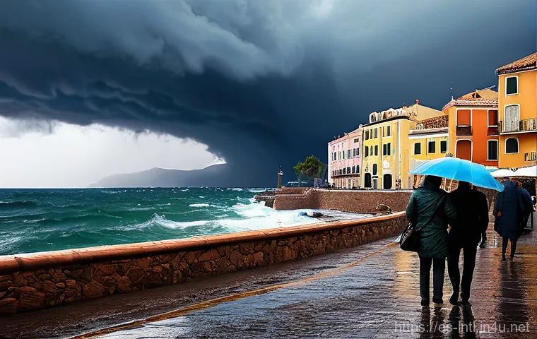 국제 NGO와 기후 변화 대응 - **Prompt 1: Mediterranean Climate Impact**
"A photorealistic depiction of a charming Mediterrane...
