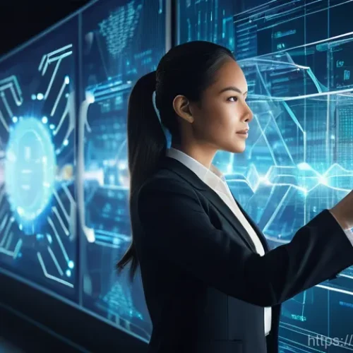 Home 16 국제 금융 시장 구조 - **Prompt 1: The Digital Finance Frontier**
"A visually striking and futuristic image depicting t...