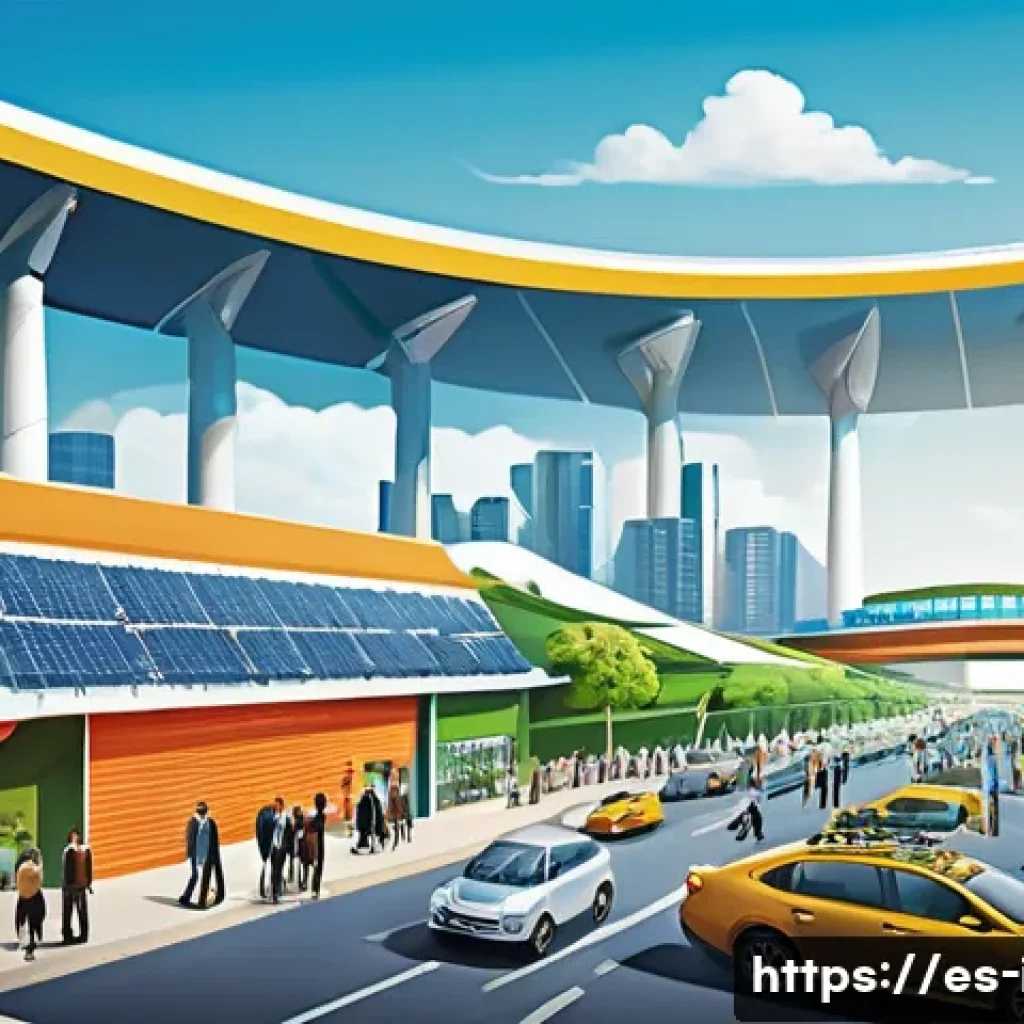 브릭스 BRICS  국가 경제협력 - A vibrant and detailed digital illustration of a bustling BRICS trade hub featuring diverse business...