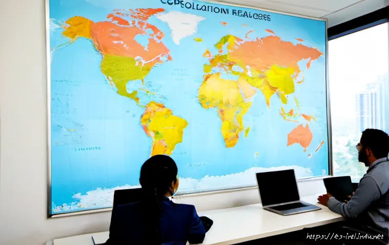 국제 보건 기구와 감염병 관리 - Photorealistic public health coordination scene in a modern Spanish-speaking regional health operati...